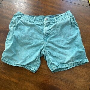 Original Paperbacks 6” Teal Shorts Mens 36W Lightweight Chino Casual Summer*READ